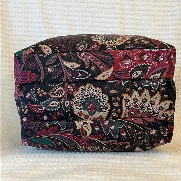 ETRO Floral Paisley Messanger Bag with Burgundy Strap - Picture 7 of 14